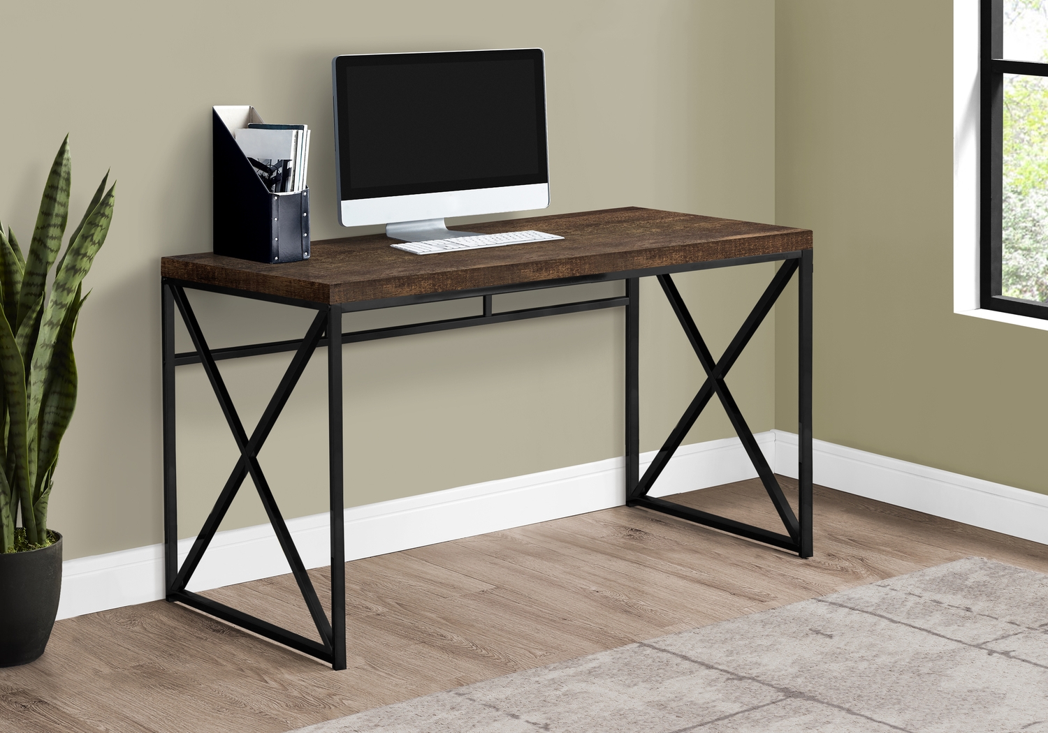 Eastshire Brown Desk - Thumbnail - Image 2
