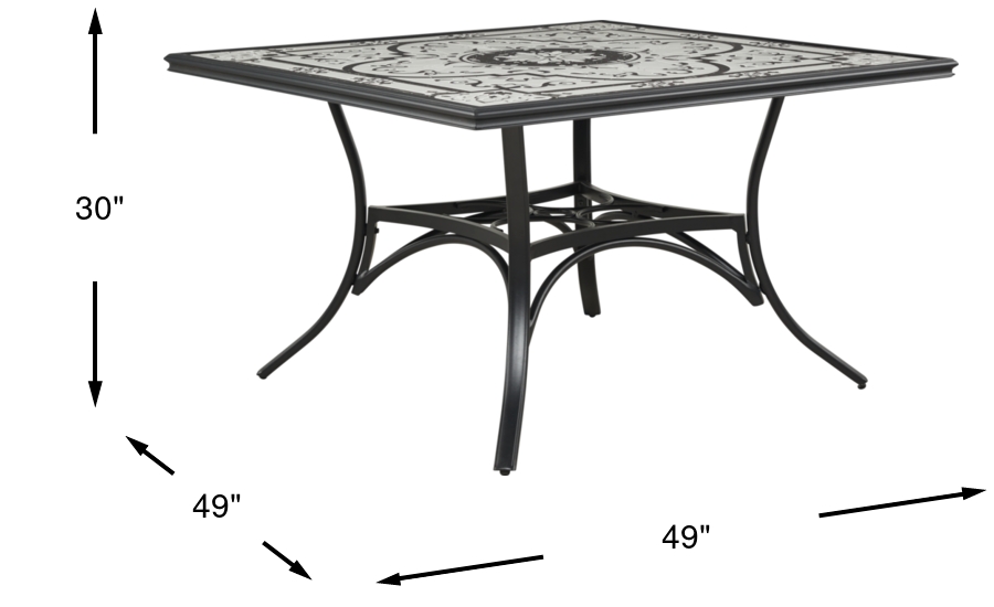 Dimension Image. Please refer to the Dimension Tab on this page for dimension details.