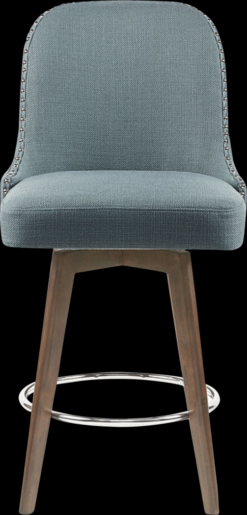 Eastwend Blue Counter Height Stool - Thumbnail - Image 2