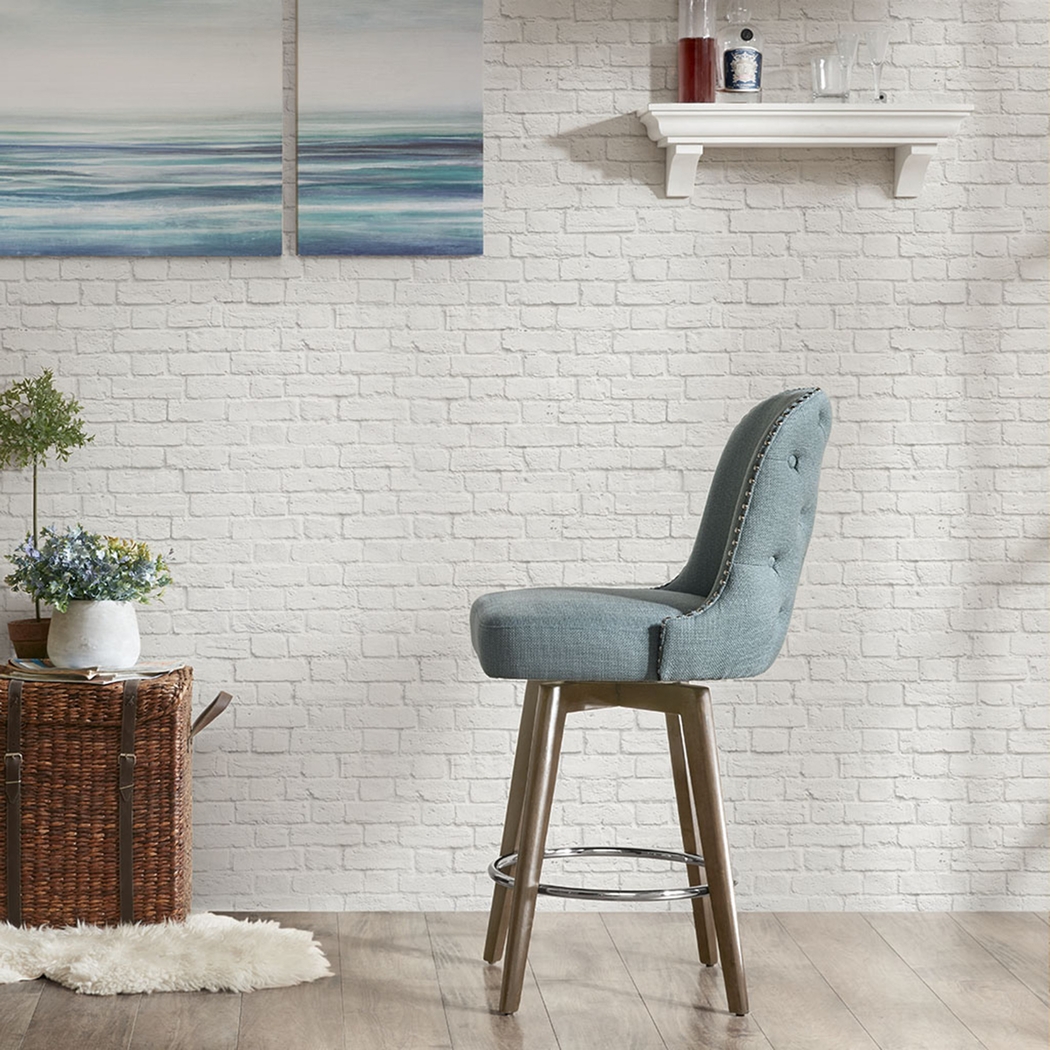Eastwend Blue Counter Height Stool - Thumbnail - Image 8