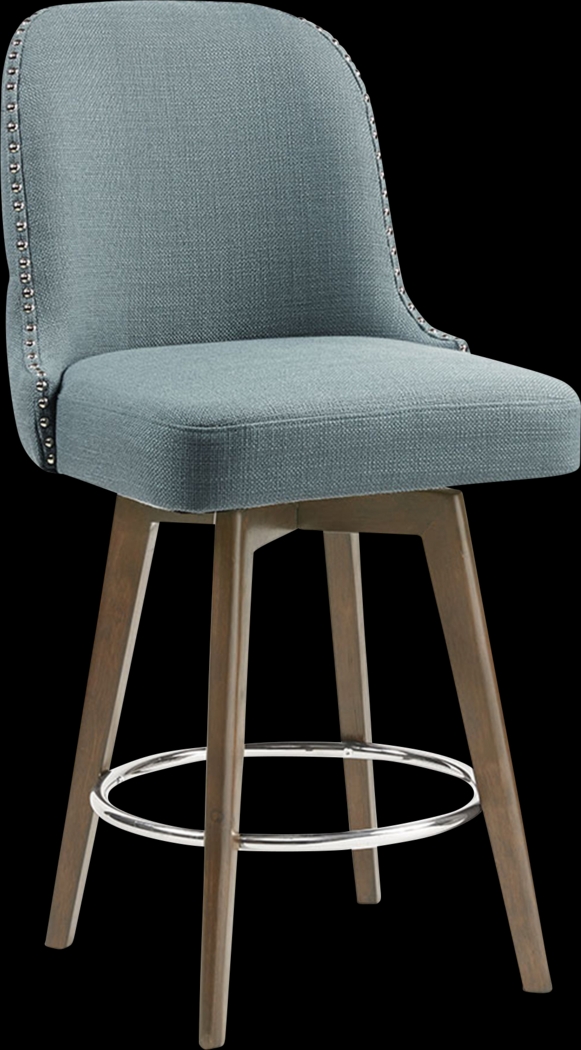 Eastwend Blue Counter Height Stool - Thumbnail - Image 1
