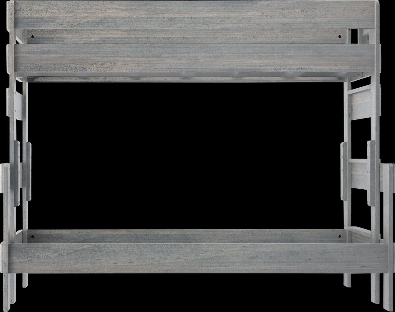 Kids Eastwick Gray Twin/Full Bunk Bed - Thumbnail - Image 3