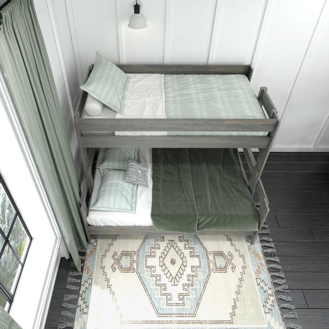 Kids Eastwick Gray Twin/Full Bunk Bed - Thumbnail - Image 5