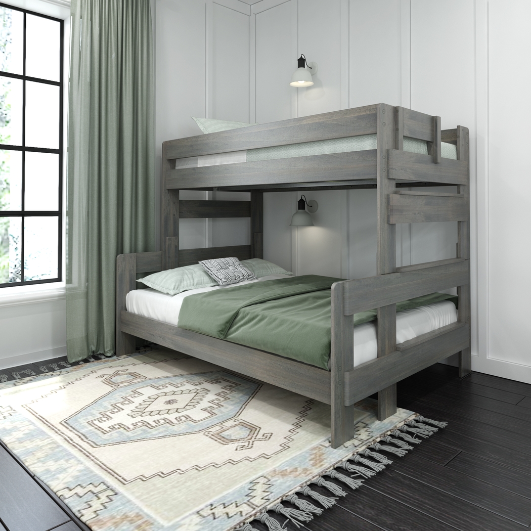Kids Eastwick Gray Twin/Full Bunk Bed - Thumbnail - Image 1