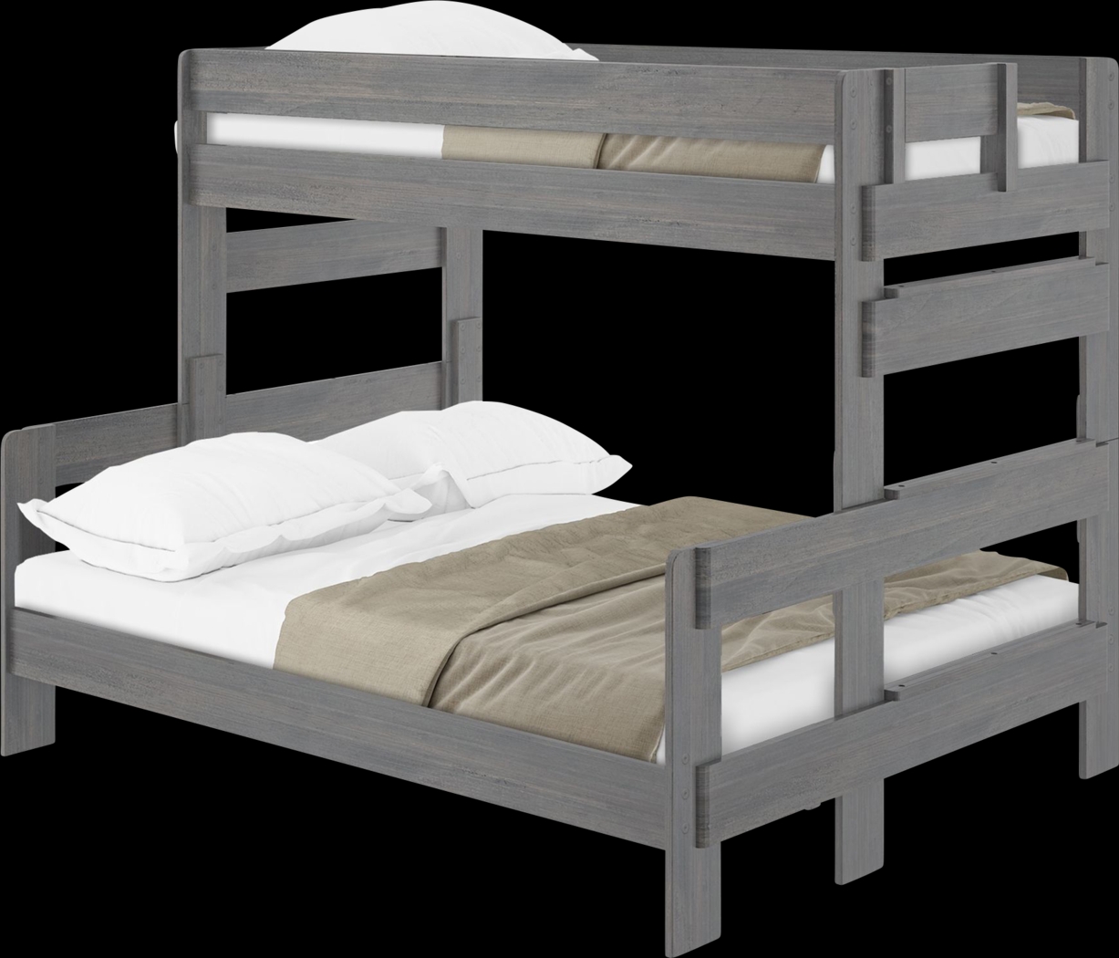 Kids Eastwick Gray Twin XL/Queen Bunk Bed - Thumbnail - Image 2