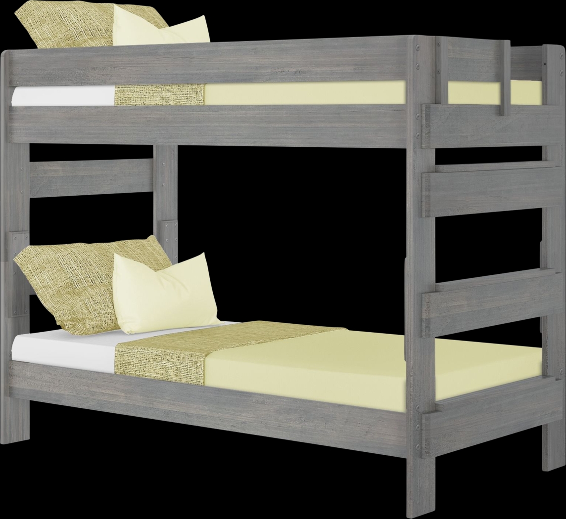 Kids Eastwick Gray Twin/Twin Bunk Bed - Thumbnail - Image 2