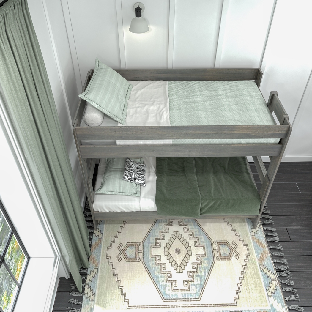 Kids Eastwick Gray Twin/Twin Bunk Bed - Thumbnail - Image 6