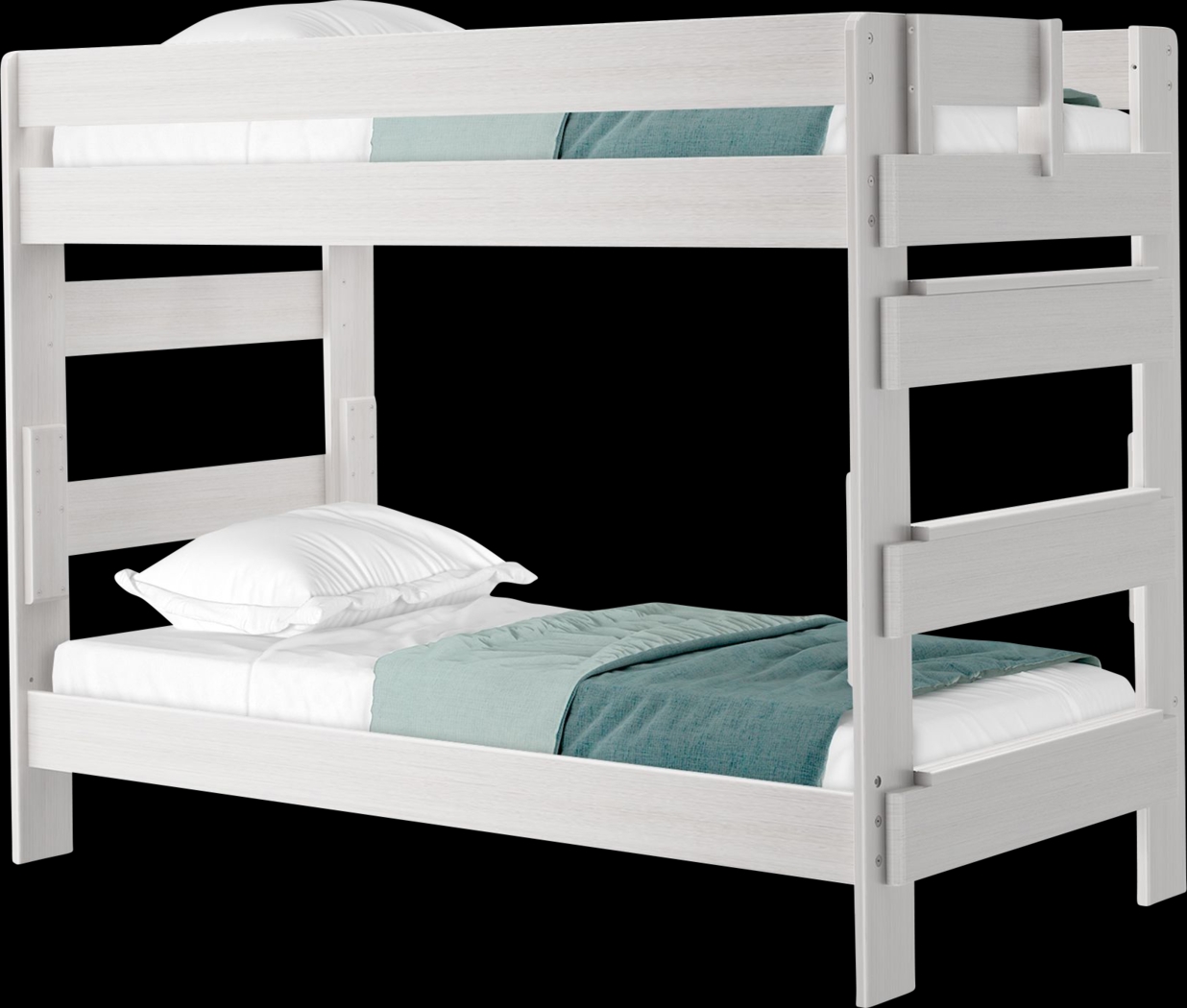 Kids Eastwick White Twin/Twin Bunk Bed - Thumbnail - Image 2