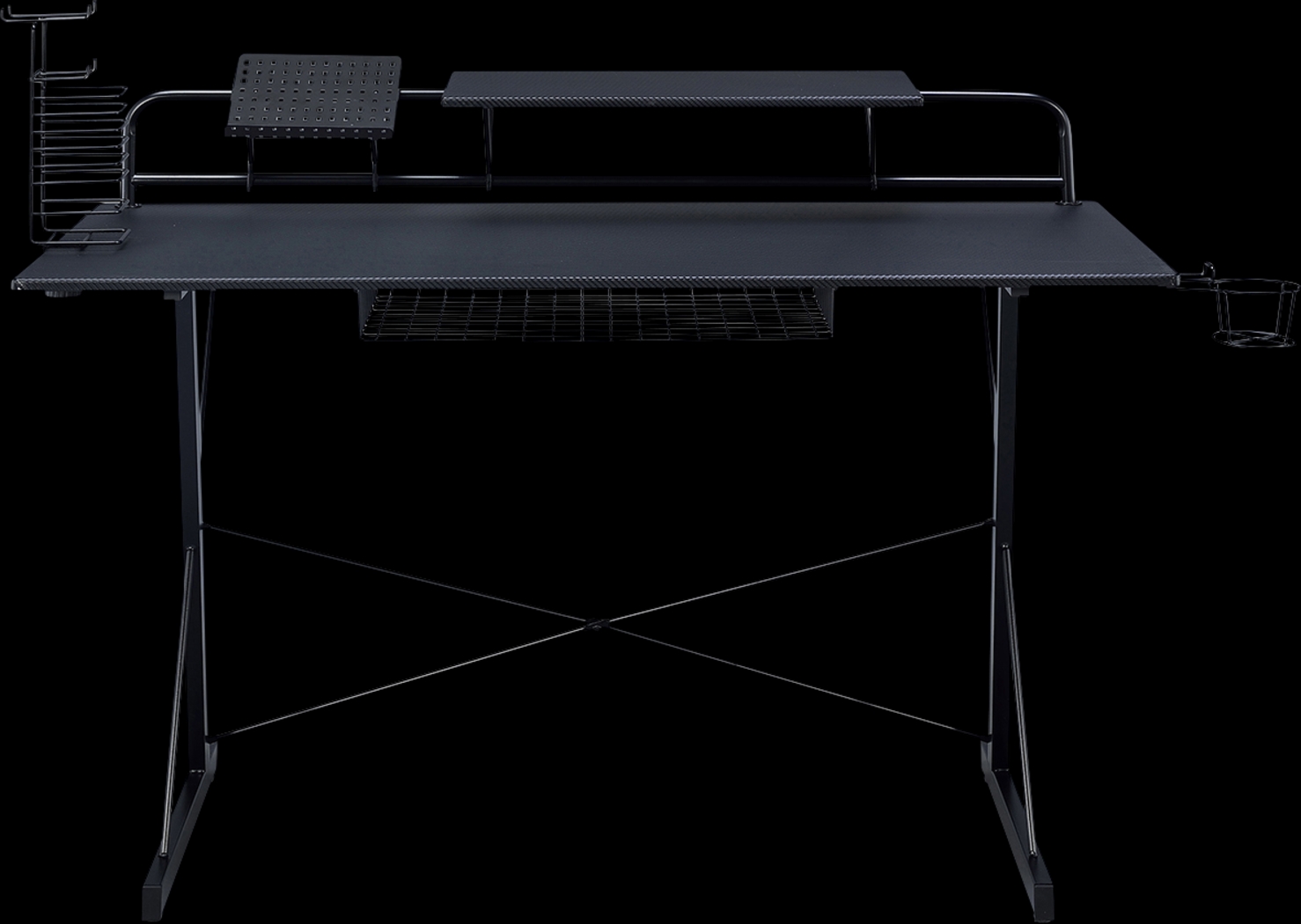 Eatoheim Black PC Gaming Desk - Thumbnail - Image 8