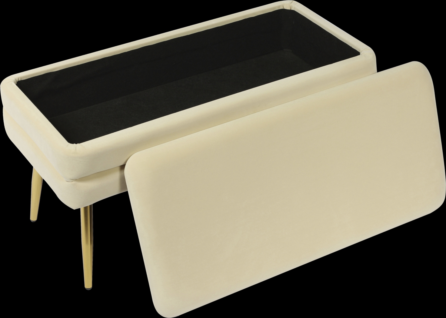 Eauclair Cream Storage Bench - Thumbnail - Image 3