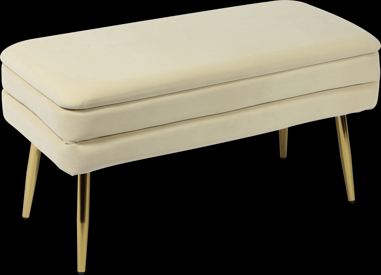 Eauclair Cream Storage Bench - Thumbnail - Image 1
