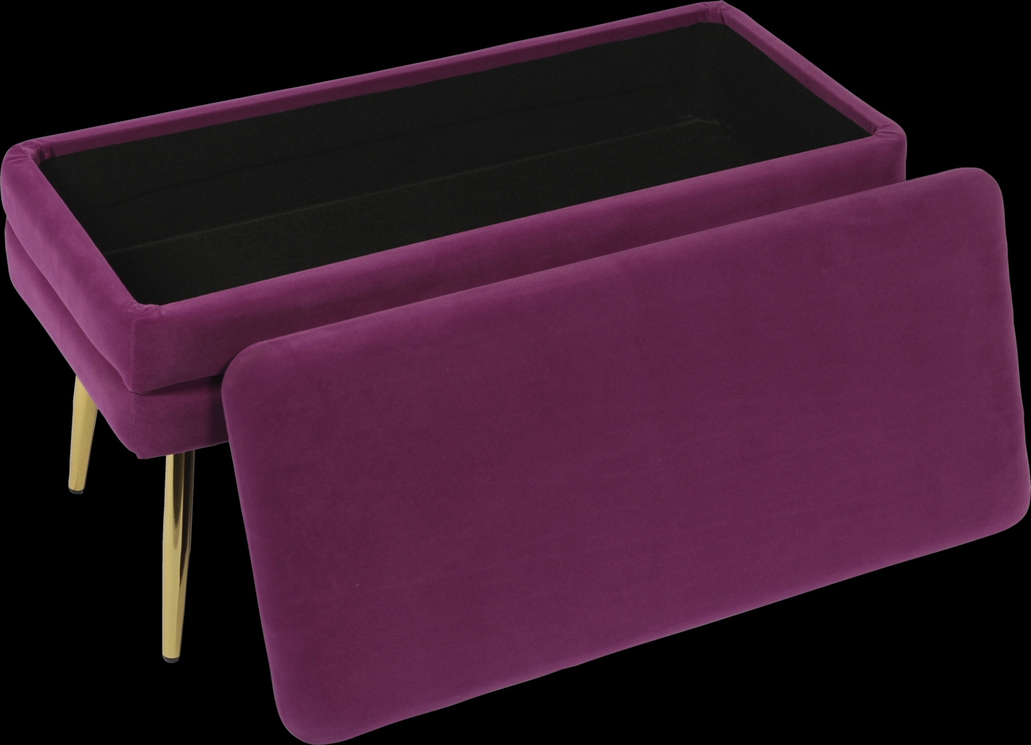 Eauclair Plum Storage Bench - Thumbnail - Image 3