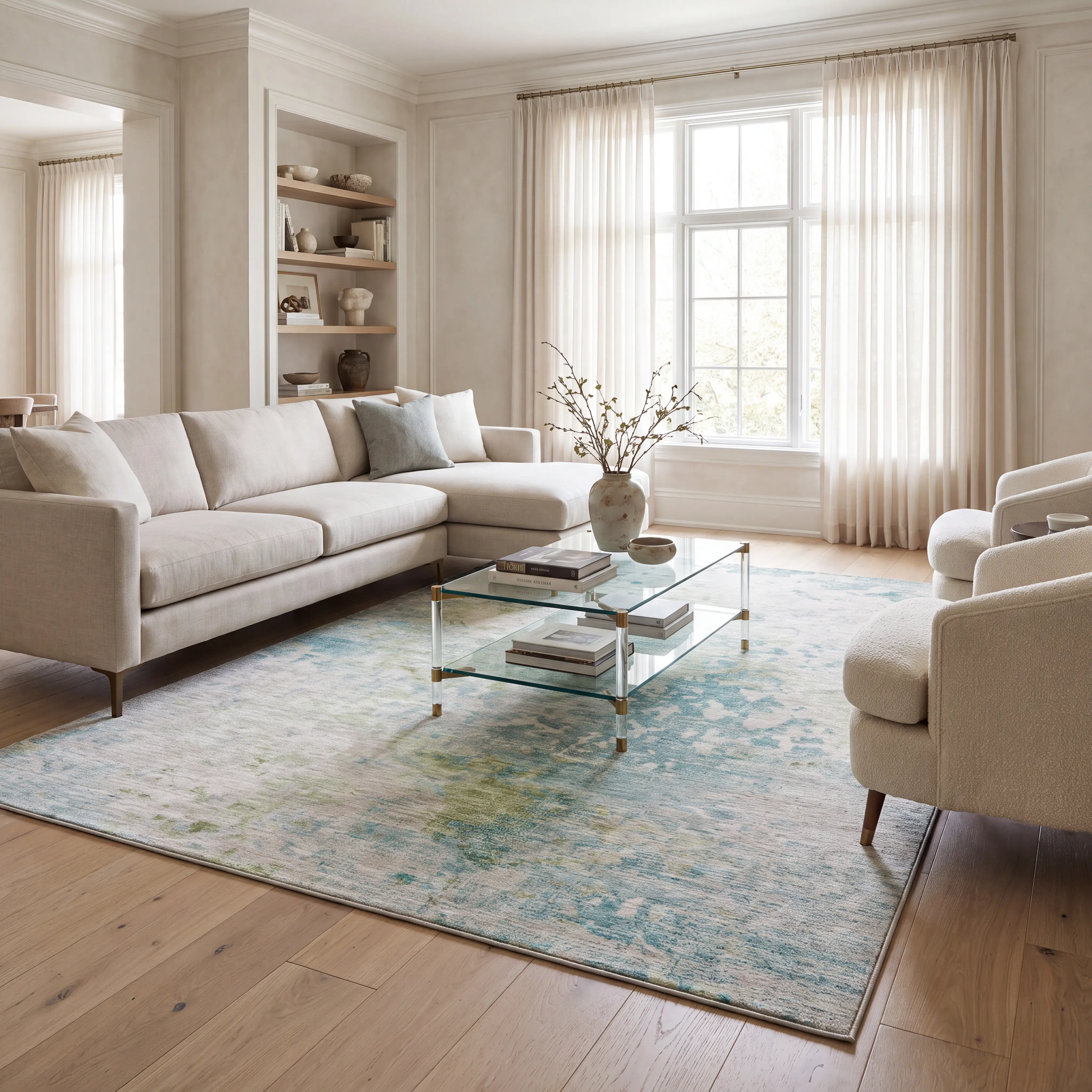 Eaverson Green 3' x 5' Rug - Thumbnail - Image 2