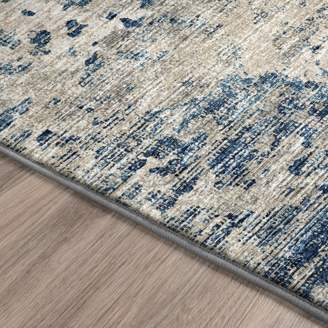 Eaverson Blue 5' x 8' Rug - Thumbnail - Image 3