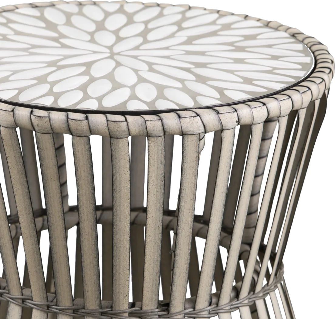 Eavie Gray Outdoor End Table - Image 5