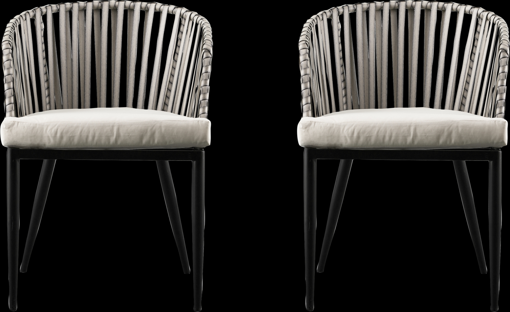 Eavie Natural Outdoor Accent Chair, Set of 2 - Thumbnail - Image 5