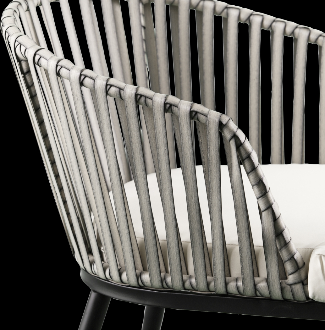 Eavie Natural Outdoor Accent Chair, Set of 2 - Thumbnail - Image 6