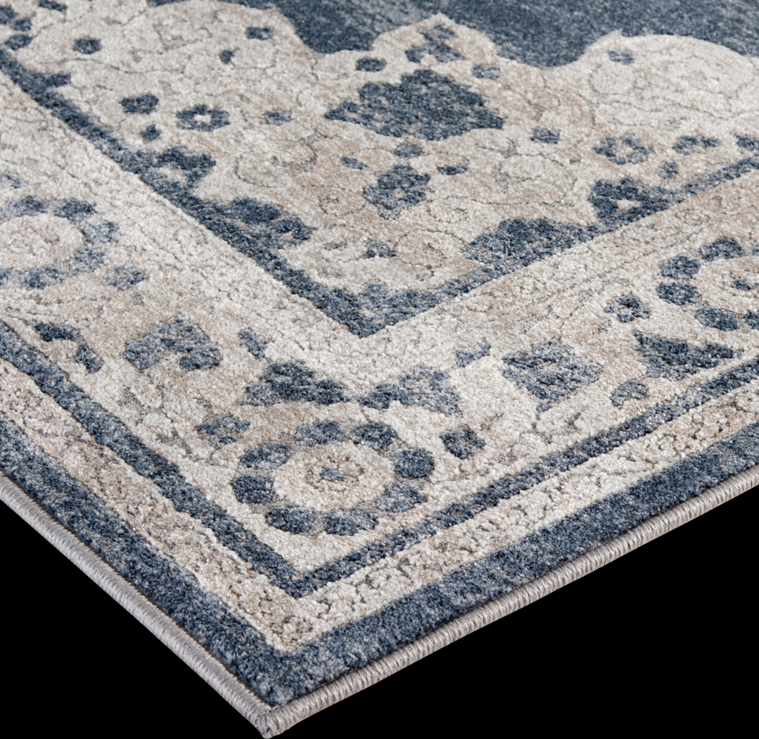 Ebany Navy 7'10 x 10'10 Rug - Thumbnail - Image 2