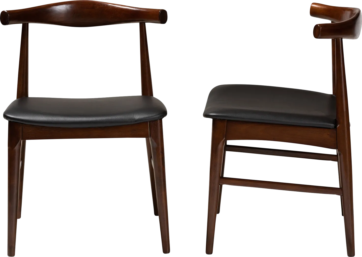 Eberhart Black Side Chair, Set of 2 - Thumbnail - Image 3