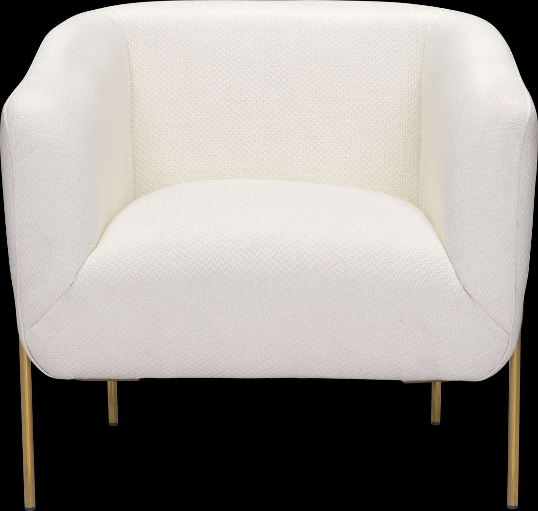 Ebersole Ivory Accent Chair - Thumbnail - Image 3