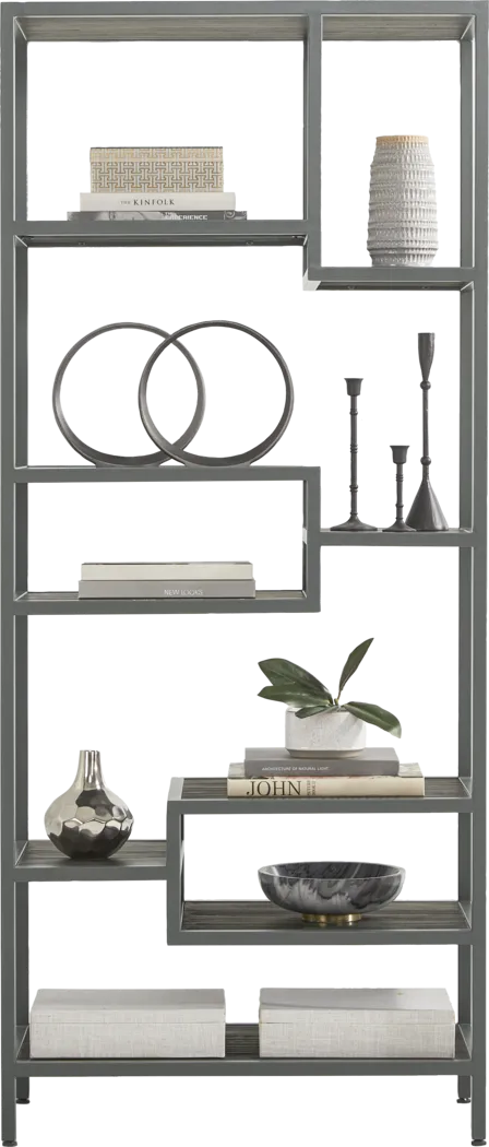Echelon Gray Bookcase - Image 2