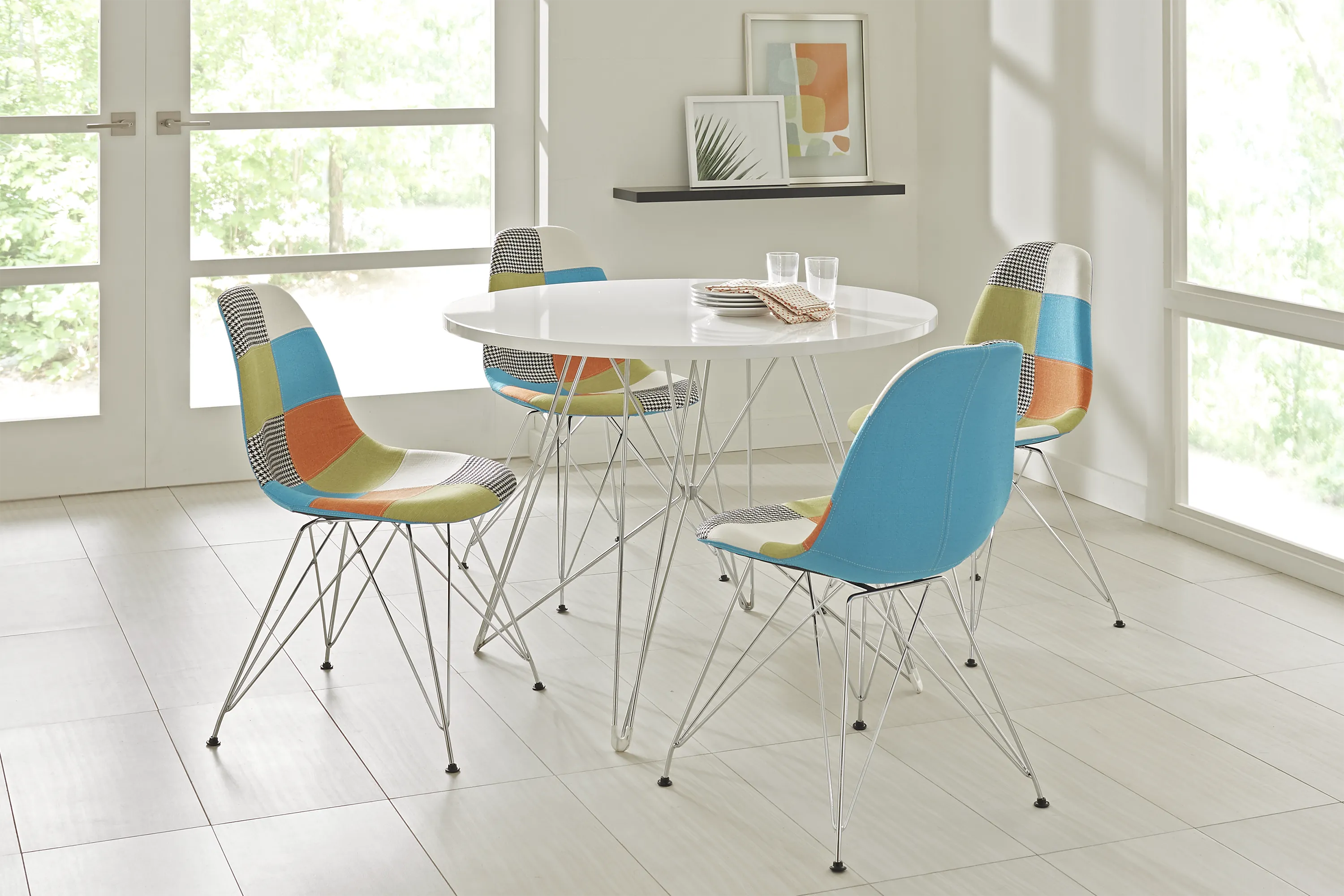 Echo Park White 5 Pc Dining Set - Thumbnail - Image 1