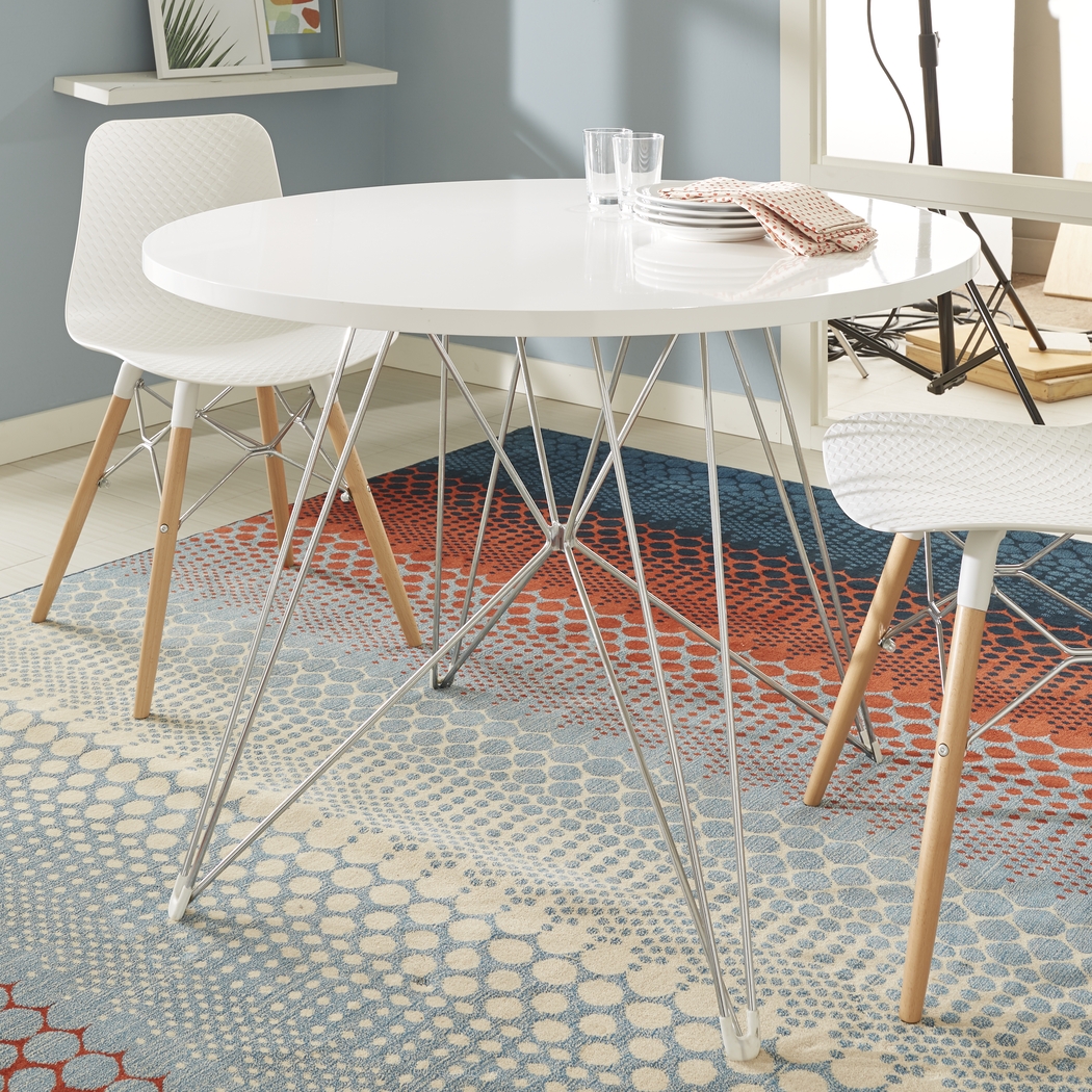Echo Park White Dining Table - Thumbnail - Image 2