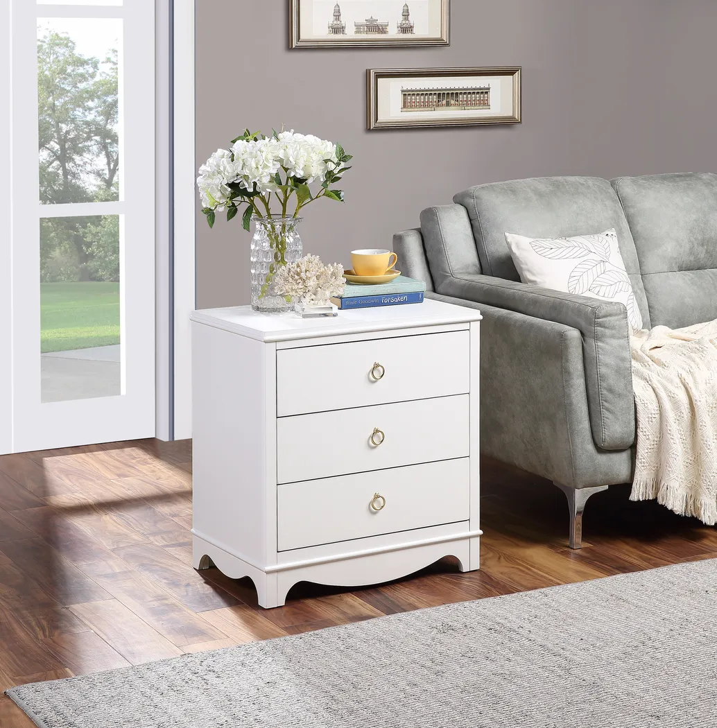 Echopines White End Table - Thumbnail - Image 8