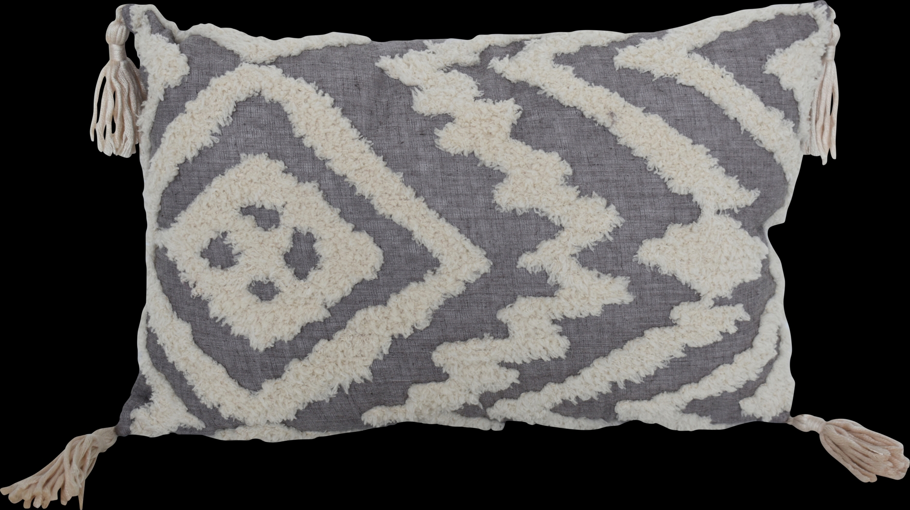 Echota Gray Throw Pillow - Thumbnail - Image 1