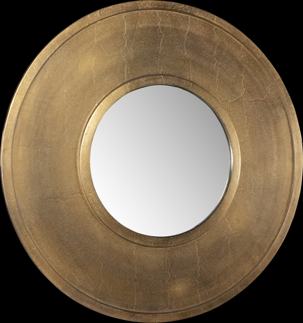 Echud Gold Wall Mirror - Thumbnail - Image 4