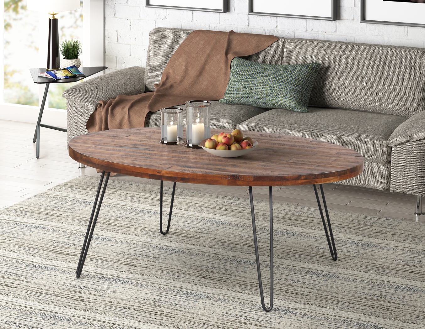 Eclanens Dark Brown Cocktail Table - Thumbnail - Image 6