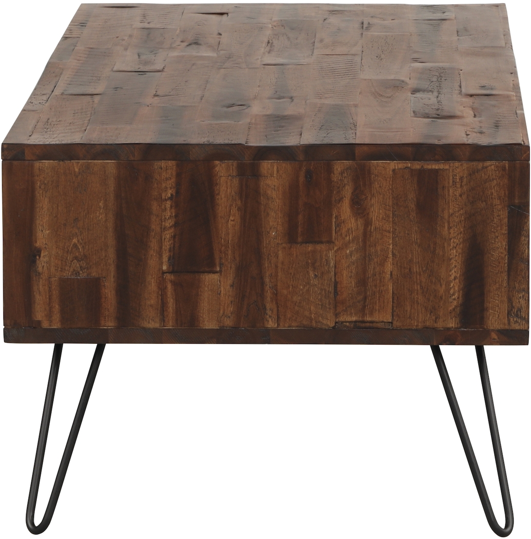 Eclanens Dark Brown Coffee Table - Thumbnail - Image 3