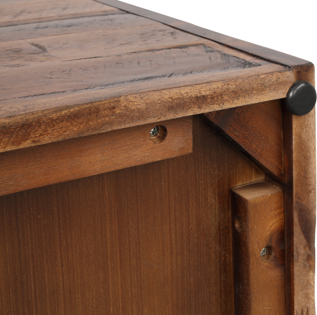 Eclanens Dark Brown Storage Trunk - Thumbnail - Image 6