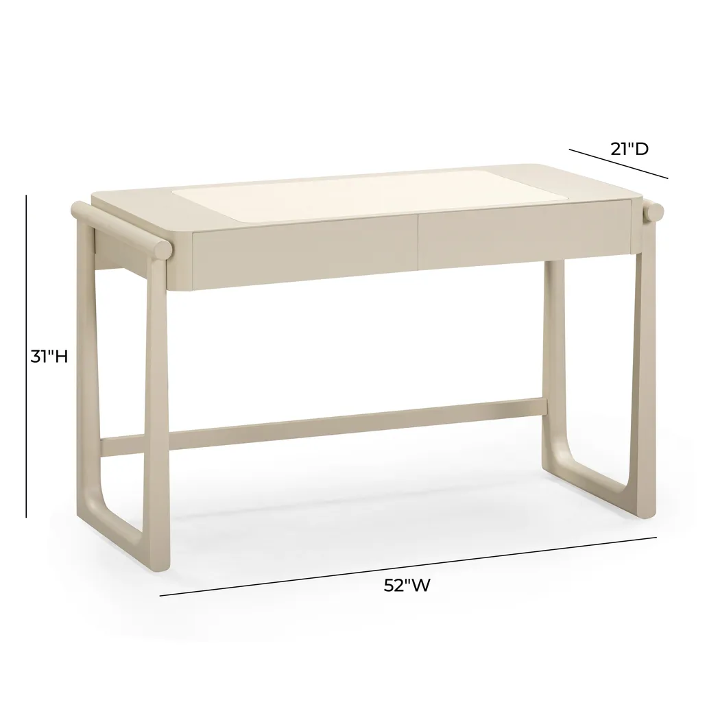 Ecliprises Taupe Desk - Thumbnail - Image 3