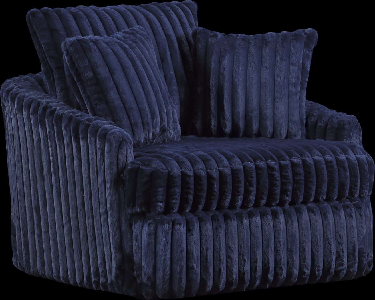 Eclipse Blue Swivel Chair - Thumbnail - Image 1