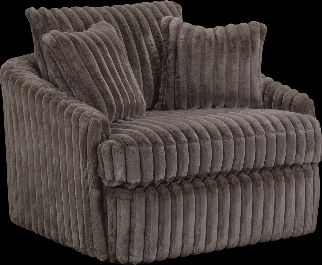 Eclipse Brown Swivel Chair - Thumbnail - Image 1