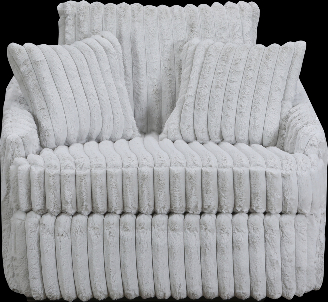 Eclipse Gray Swivel Chair - Thumbnail - Image 2