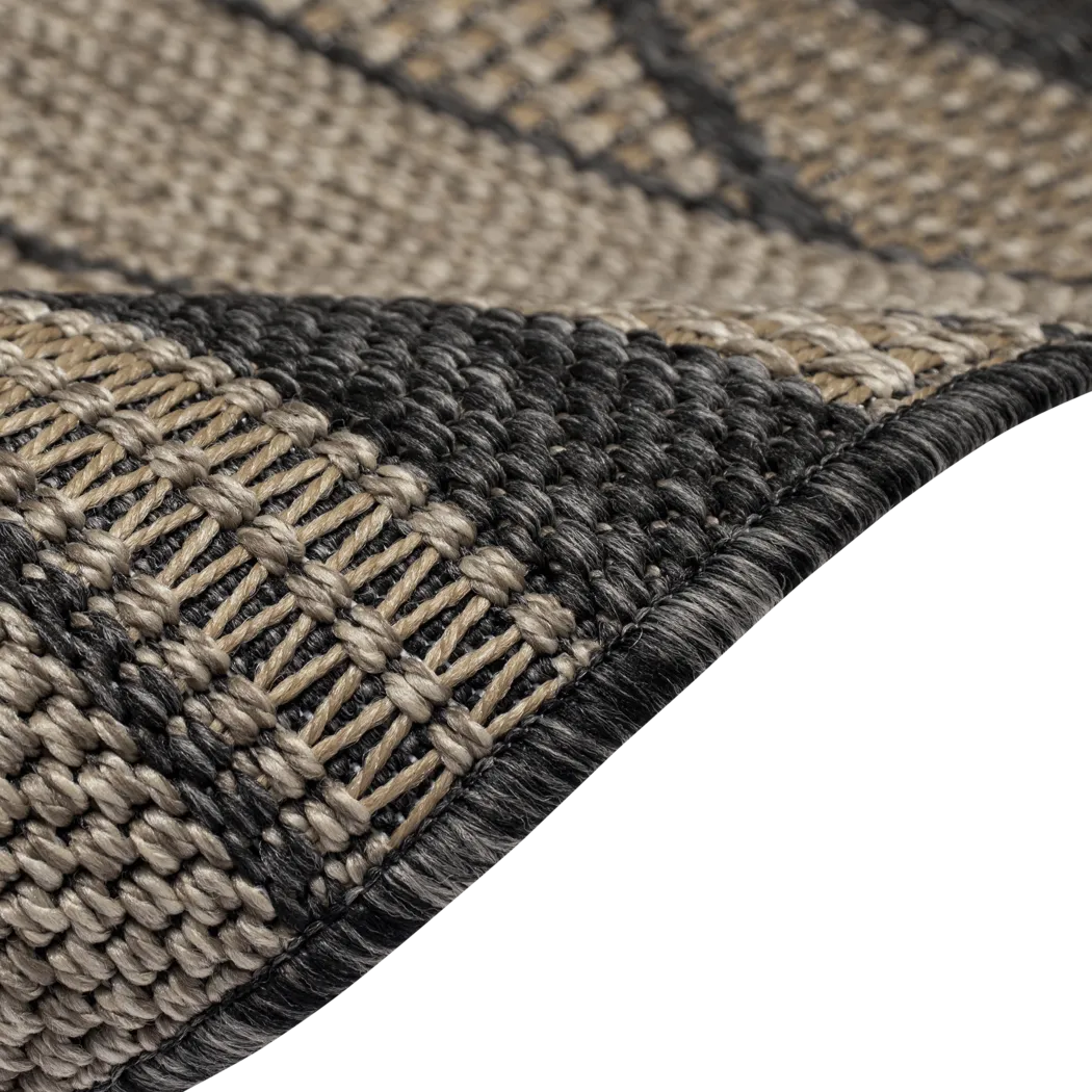 Ecrosia Taupe 5'3 x 7'3 Indoor/Outdoor Rug - Thumbnail - Image 8