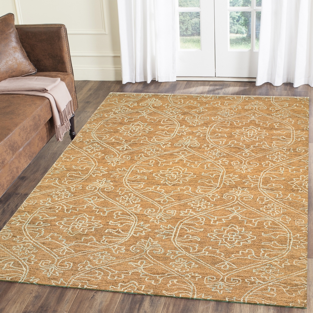 Edbert Rust 9'9 x 7'9 Rug - Thumbnail - Image 3