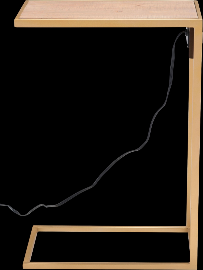 Edda Natural Accent Table - Thumbnail - Image 2