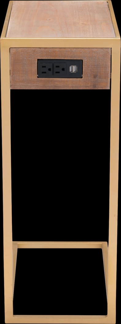 Edda Natural Accent Table - Thumbnail - Image 4