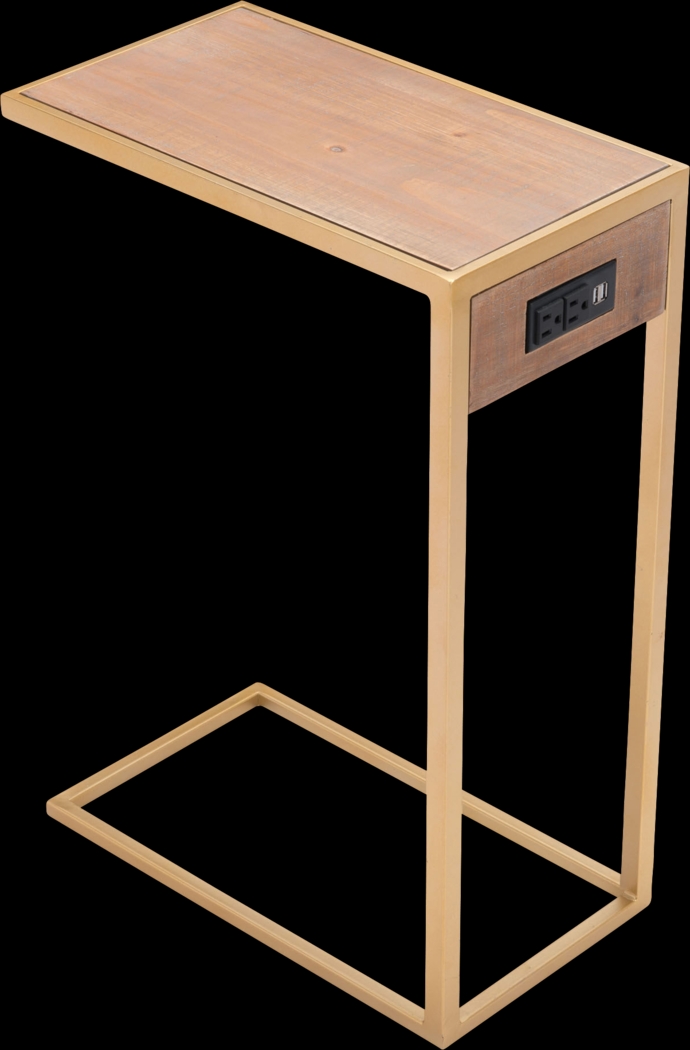 Edda Natural Accent Table - Thumbnail - Image 6