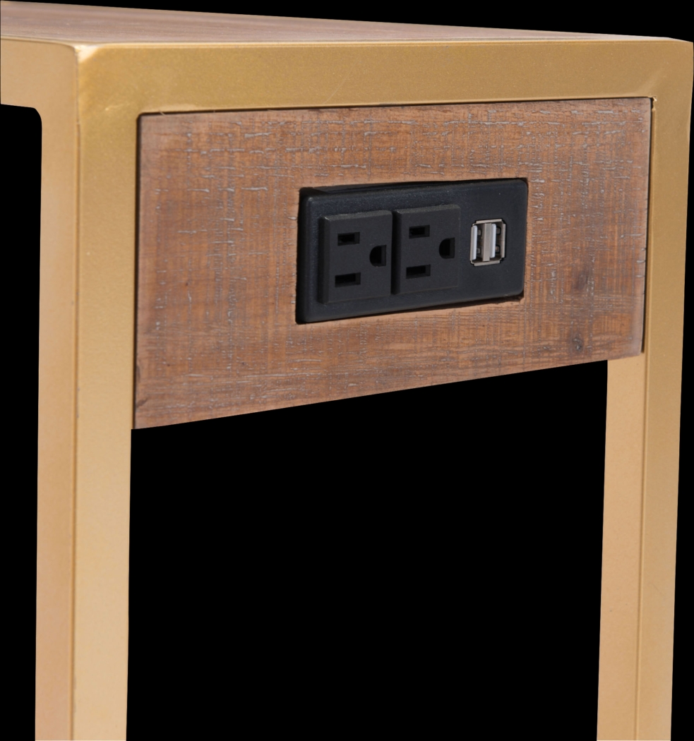 Edda Natural Accent Table - Thumbnail - Image 7