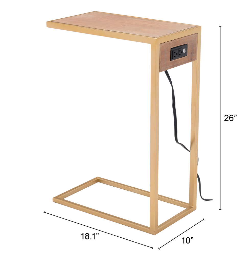 Edda Natural Accent Table - Thumbnail - Image 9