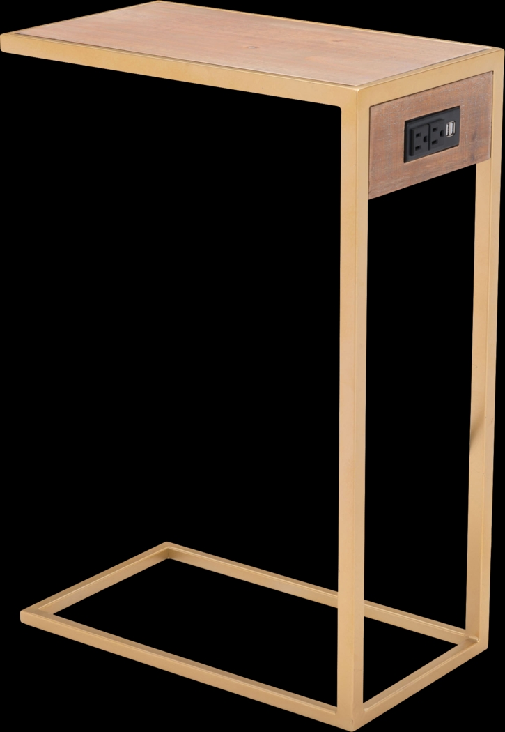 Edda Natural Accent Table - Thumbnail - Image 1