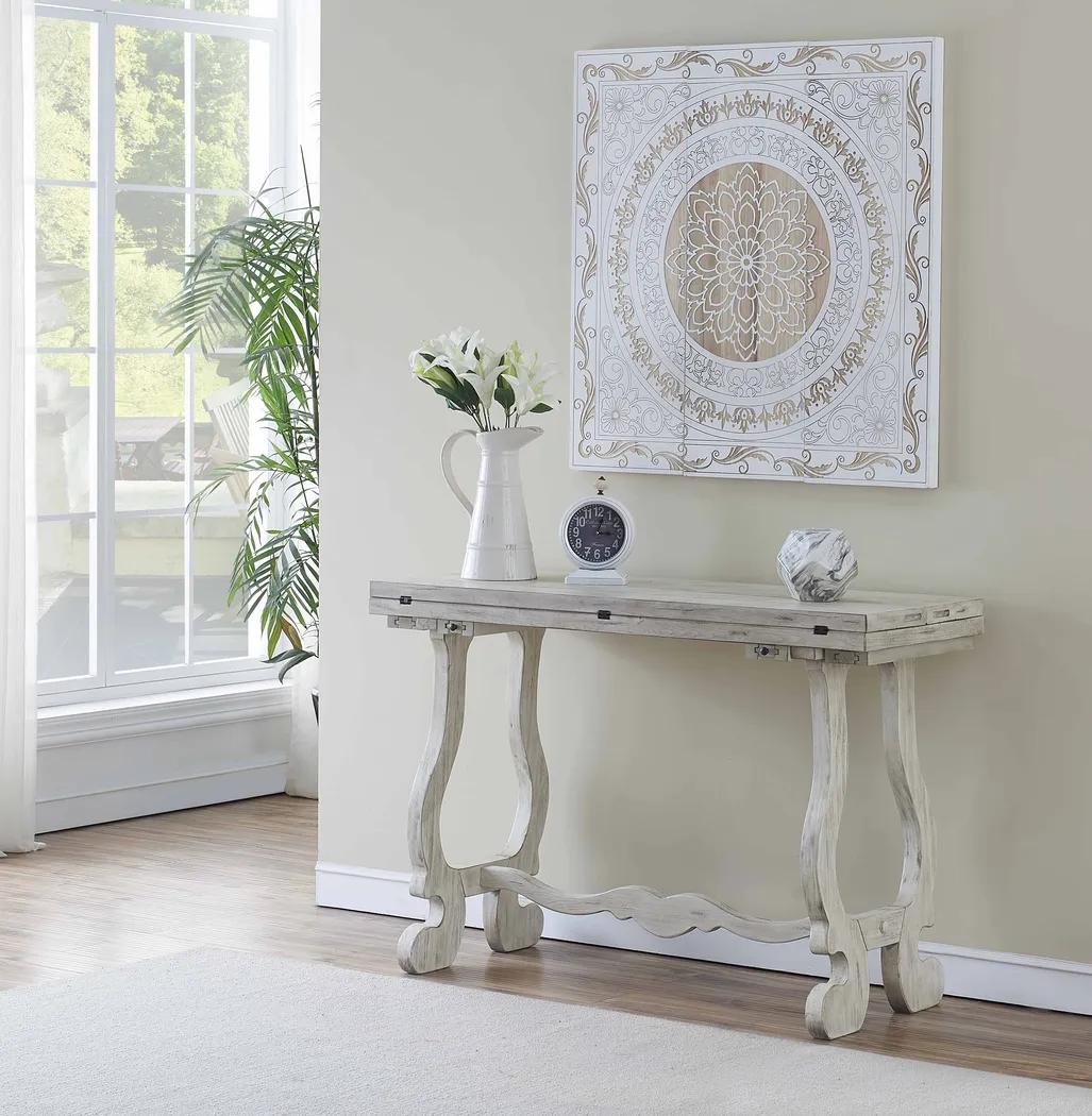 Edderton White Console Table - Thumbnail - Image 5