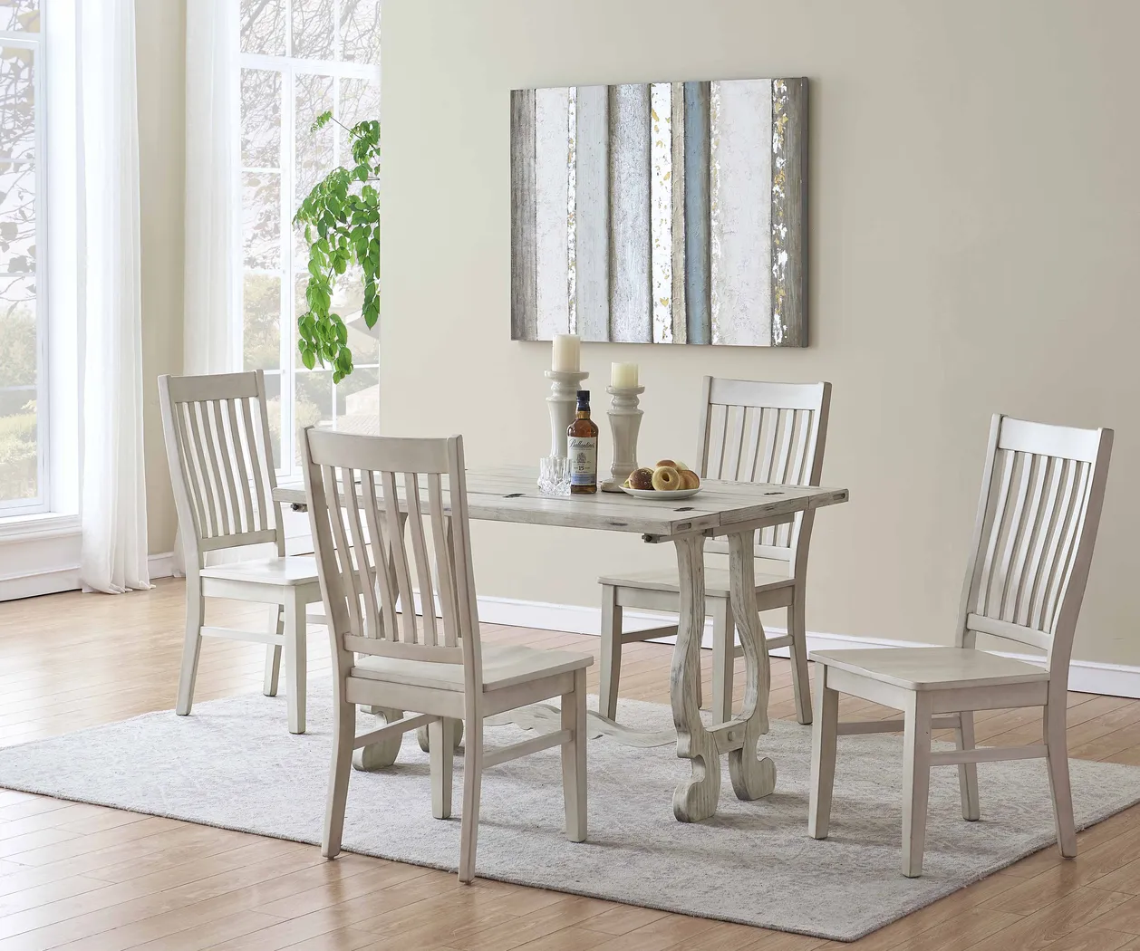 Edderton White Console Table - Thumbnail - Image 6