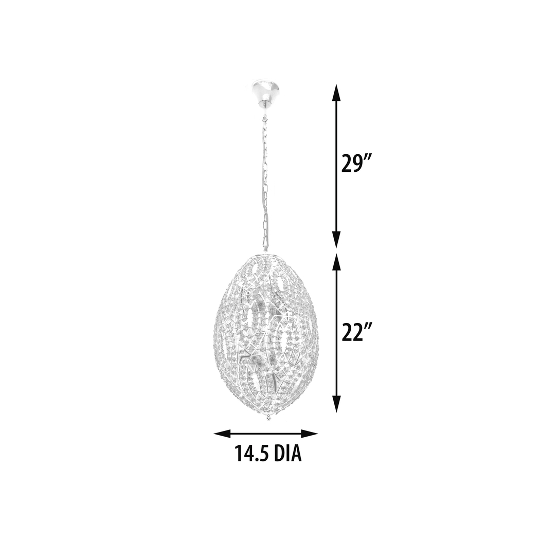 Eddington Silver Chandelier - Thumbnail - Image 7