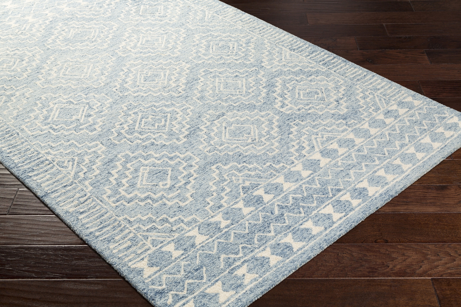 Eddith Blue 8' x 10' Rug - Thumbnail - Image 2