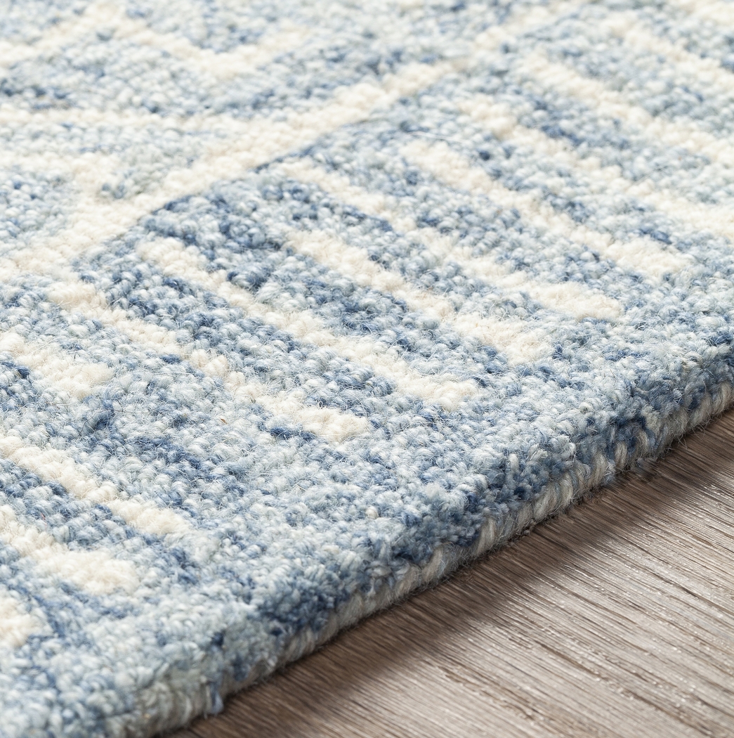 Eddith Blue 8' x 10' Rug - Thumbnail - Image 5